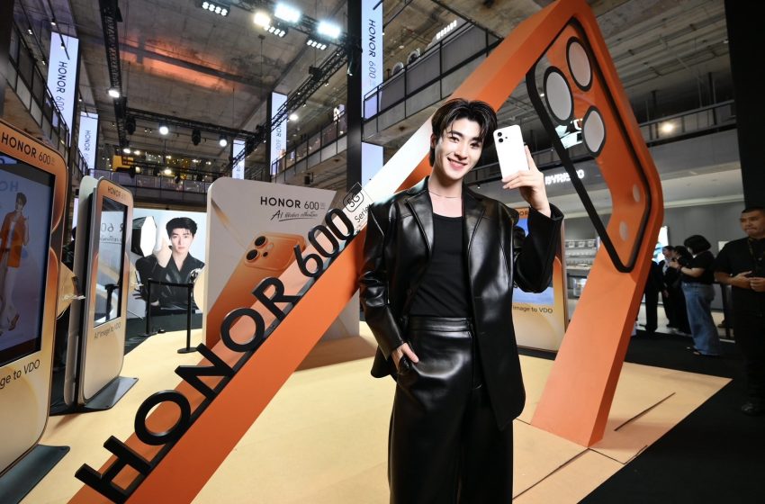  บลู พงศ์ทิวัตถ์” เสิร์ฟความฟินในงานเปิดตัวสมาร์ตโฟน HONOR 600 Series
